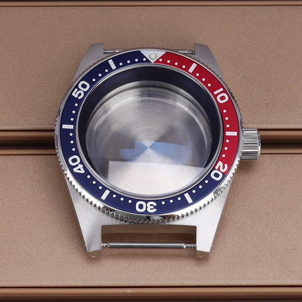 

40mm Men's NH35 Watch Cases Bubble Sapphire Crystal Glass For Mod 62MAS NH34 NH35 NH36 NH38 Movt 28.5mm Dial Vintage Watch Parts