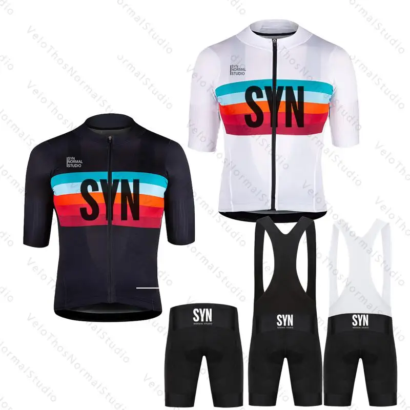 

Cycling Jersey Set Short sleeve and Bib Shorts SYN Normal Studio Pro Race MTB Ropa Maillot 2026 Bicycle Clothing for Men Sports