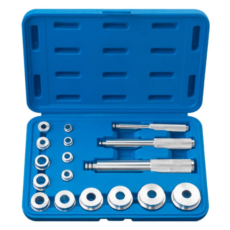 

17 Pieces Aluminum Bearing Installation Seal Installer Bearing Driver Set for Motorbikes Automotive Cars Fittings Repair