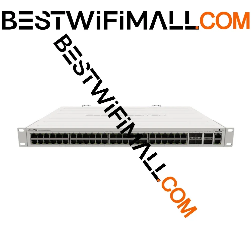 

MikroTik CRS354-48G-4S+2Q+RM, Switch 48x10/100/1000 Ethernet Ports 4x10G SFP+Ports RouterOS SwitchOS