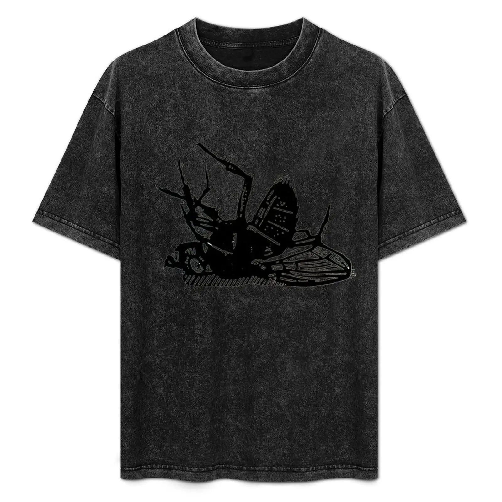 

Dead Fly linocut T-Shirt man t shirt designer man t shirt heavy cotton T-Shirt