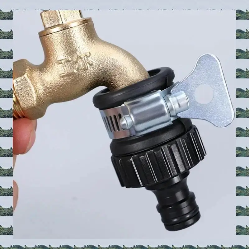 ABQR 6-Pack Universal Faucet Adapter, Plastic Hose Connector, Quick Connect Fitting, Car Wash Garden Irrigation