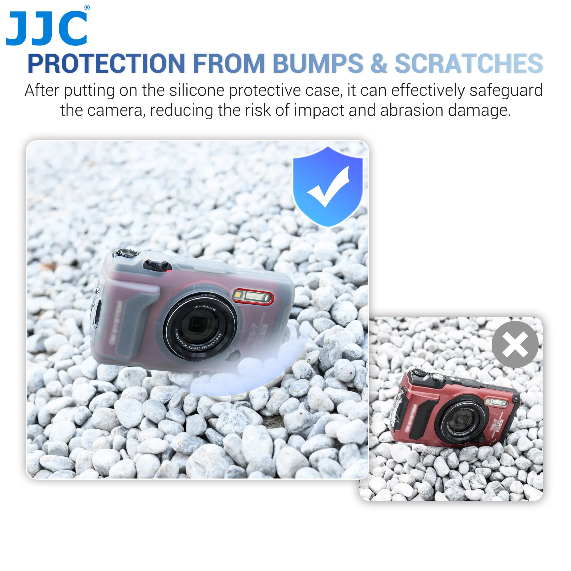 Silicone Case Skin Cover DSLR Camera Bag Cover Protector For Olypums SYSTEM Tough TG-7 Digital Camera Replace CSCH-128