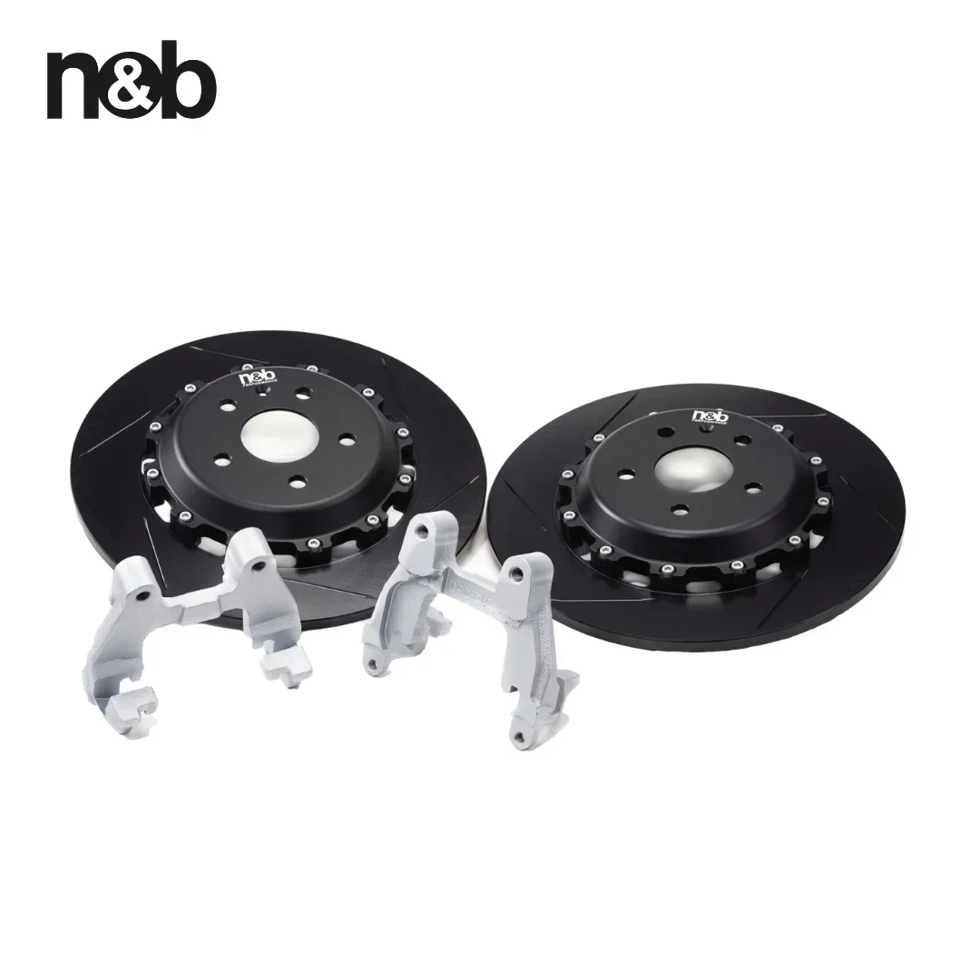 n&b High Performance Rear Rotor Upgrade Kit Solid Disc for Japanese Car for European Car 308MM 325MM 350MM 372MM