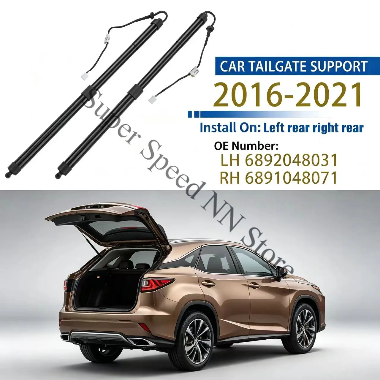 For AL20 Lexus RX200T RX450H 2016-2021 Rear Tailgate Power Lift Support Electronic Tailgate Auto LH 6892048031 RH 6891048071