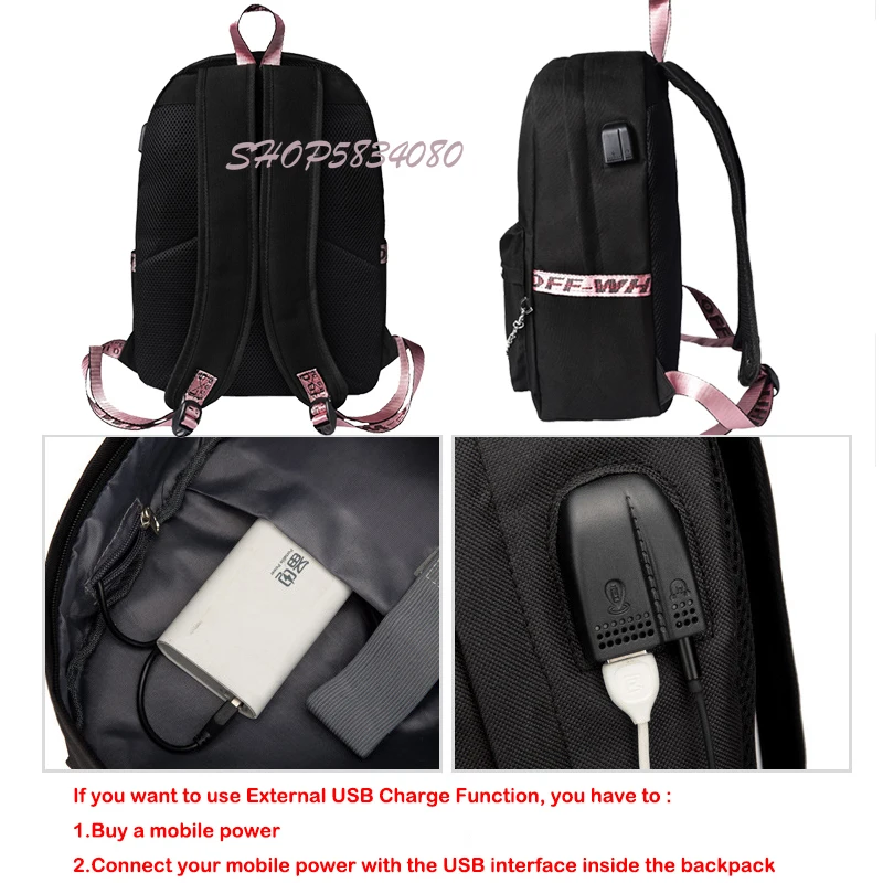 Customize Your Logo Image Backpack for Teenagers School Bags Laptop Bag USB Charging Travel Bag Sac A Dos Mochilas Para Hombre - view 6