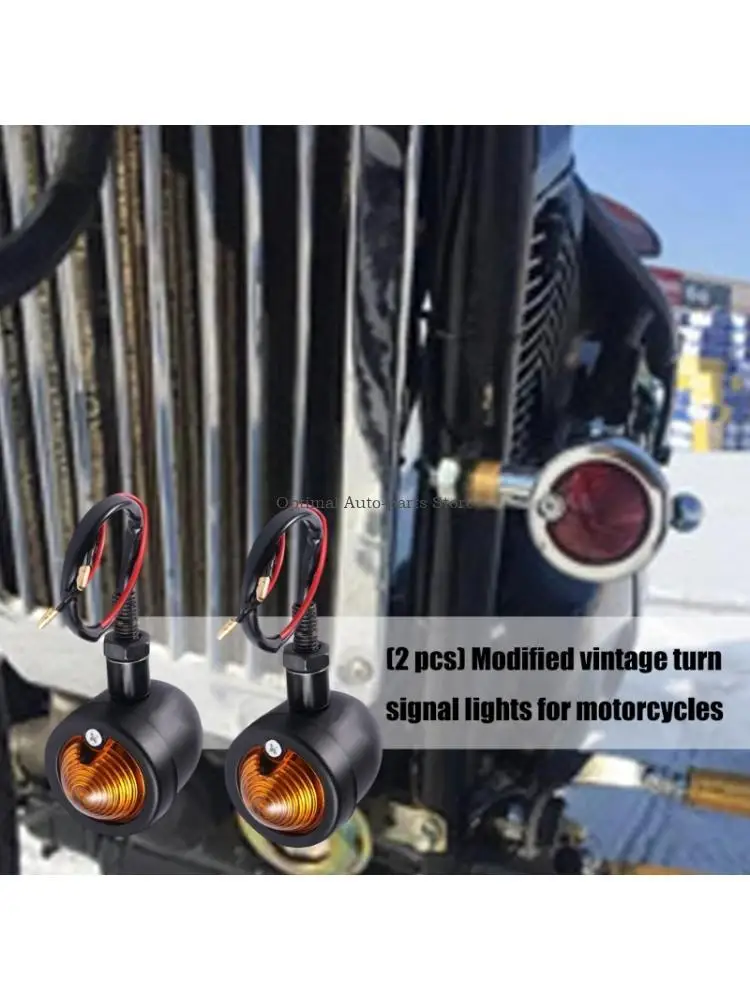1 Pair Turning Indicators Motorbike Accessory Lamp
