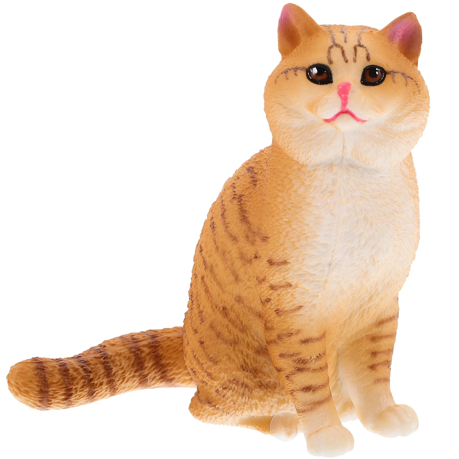 

Lovely Cat Statue for Garden Plastic Outdoor Decorative Figure for Yard Patio Desktop Bookshelf Decoration Cat Garden Decor