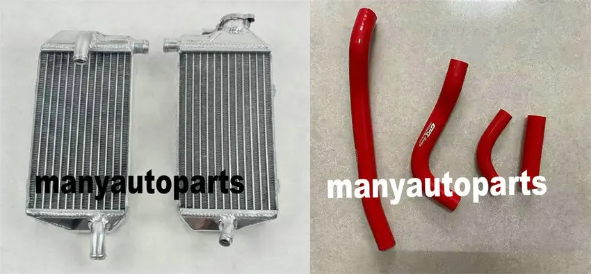 

Алюминиевые радиаторы + красный шланг для 2022 2023 2024 HONDA CRF250R CRF250RX