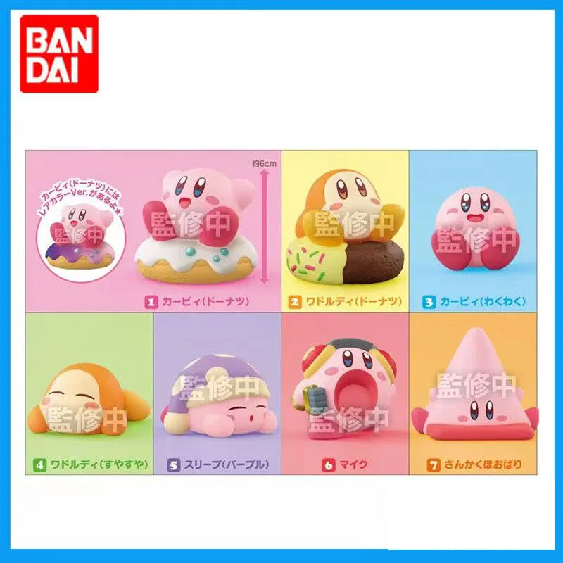 

Bandai Original Shokugan Kirby Wadou пончик для сна друг серии 05, игрушки для детей, подарки, Коллекционная модель, украшения
