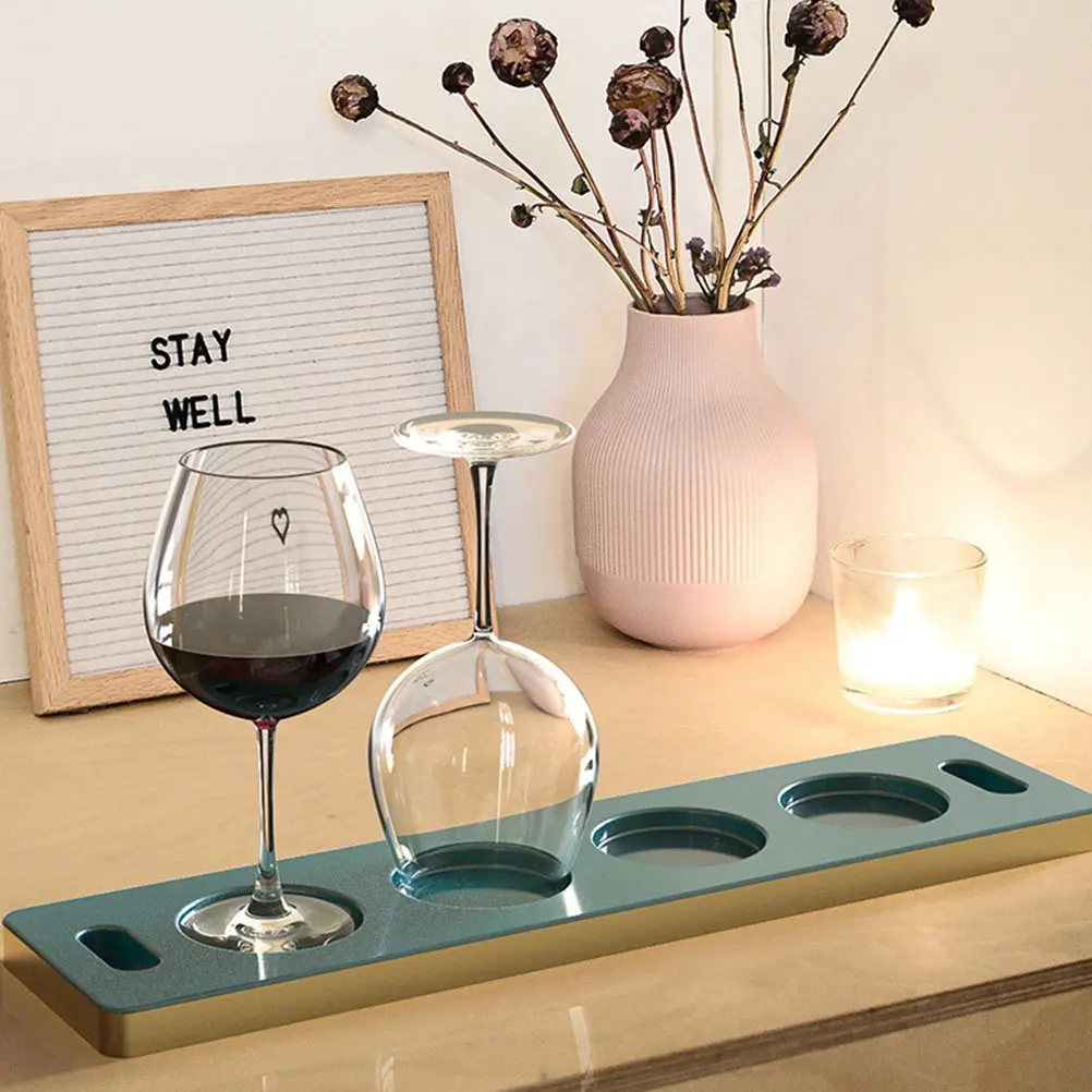 

DIY Crafts Wine Glass Holder Mold Smooth Interior Extend Silicone Life Epoxy Uv Resin Coaster Pad Silicone Mould