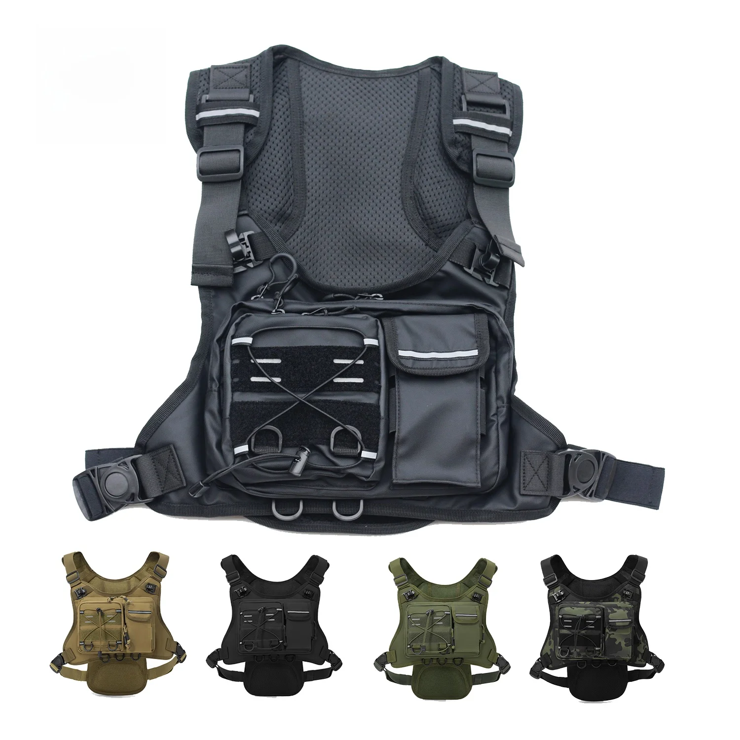 新しい戦術的な軽量ハイキングランニングバックパック登山サイクリングバッグ写真撮影釣りバッグアウトドアスポーツバッグ