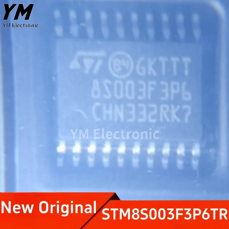 

New Original STM8S003F3P6TR TSSOP-20 16MHz 8KB flash memory 8-bit microcontroller MCU