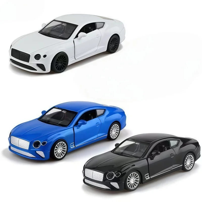 1:36 scale luxury two-door sports car alloy model, with opening doors, a collectible automotive display model for premium collec