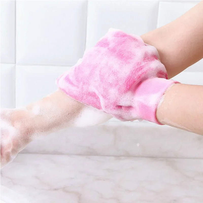 

Exfoliating Gloves Massage Brush Sponge Wisp For Body Showers For Bathroom Hammam Shower Bath Glove Peeling Towel