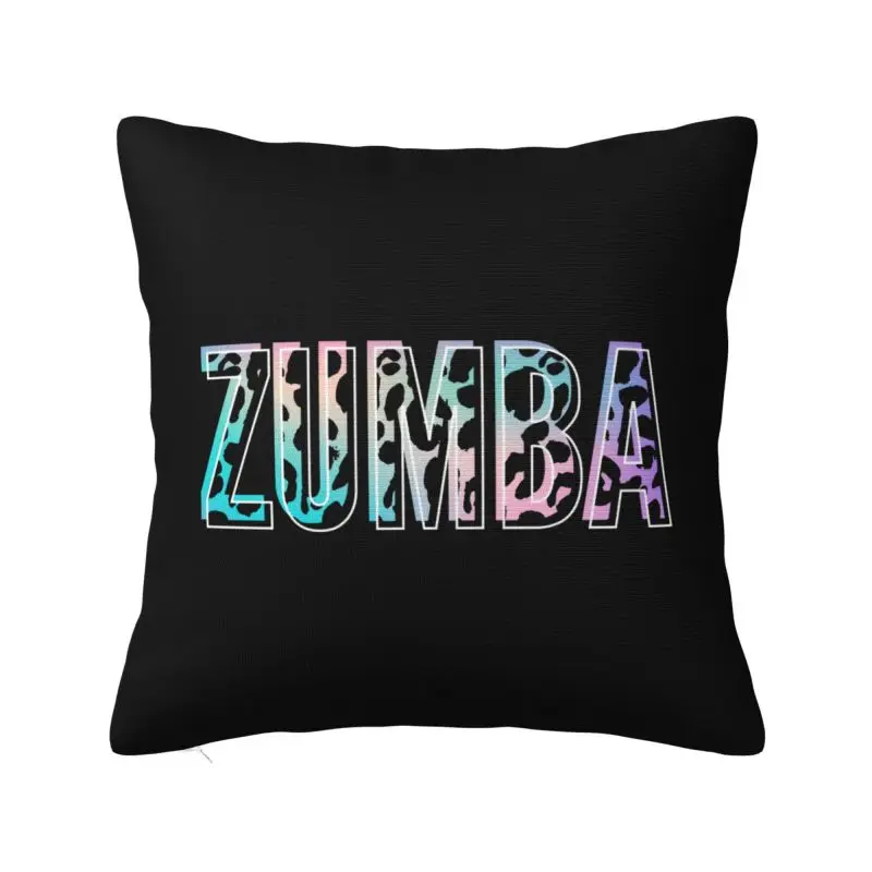 Custom Zumbas Dance Leopard Luxury Pillow Cover Chair Cushion