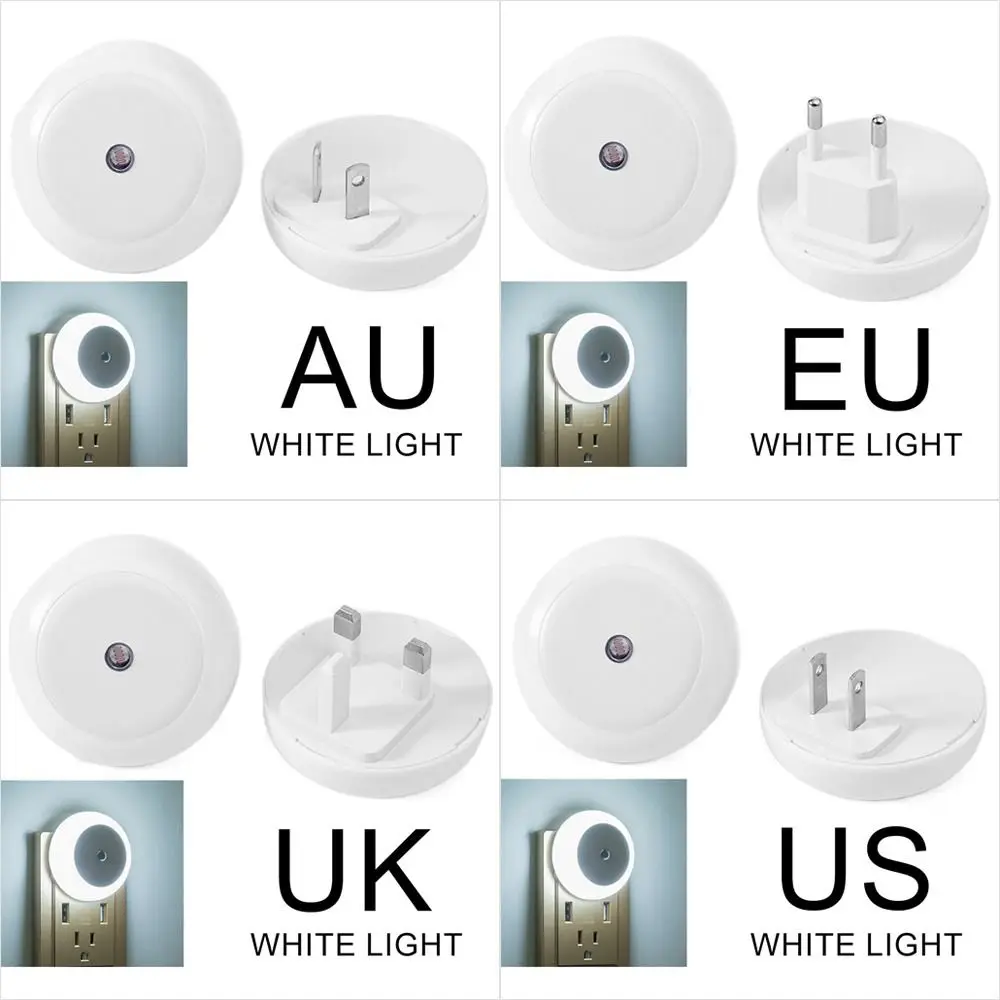 Kitchen Intelligence Bedroom Night Light Lighting Led Light Controlled Induction Light Energy Saving Socket Light
