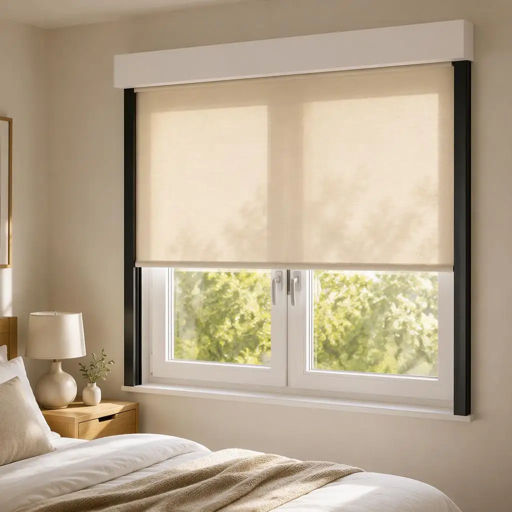 Blackout High-quality Modern Polyester Roller Shades Waterproof Lithium Battery Electric Roller Blind Hotels Office