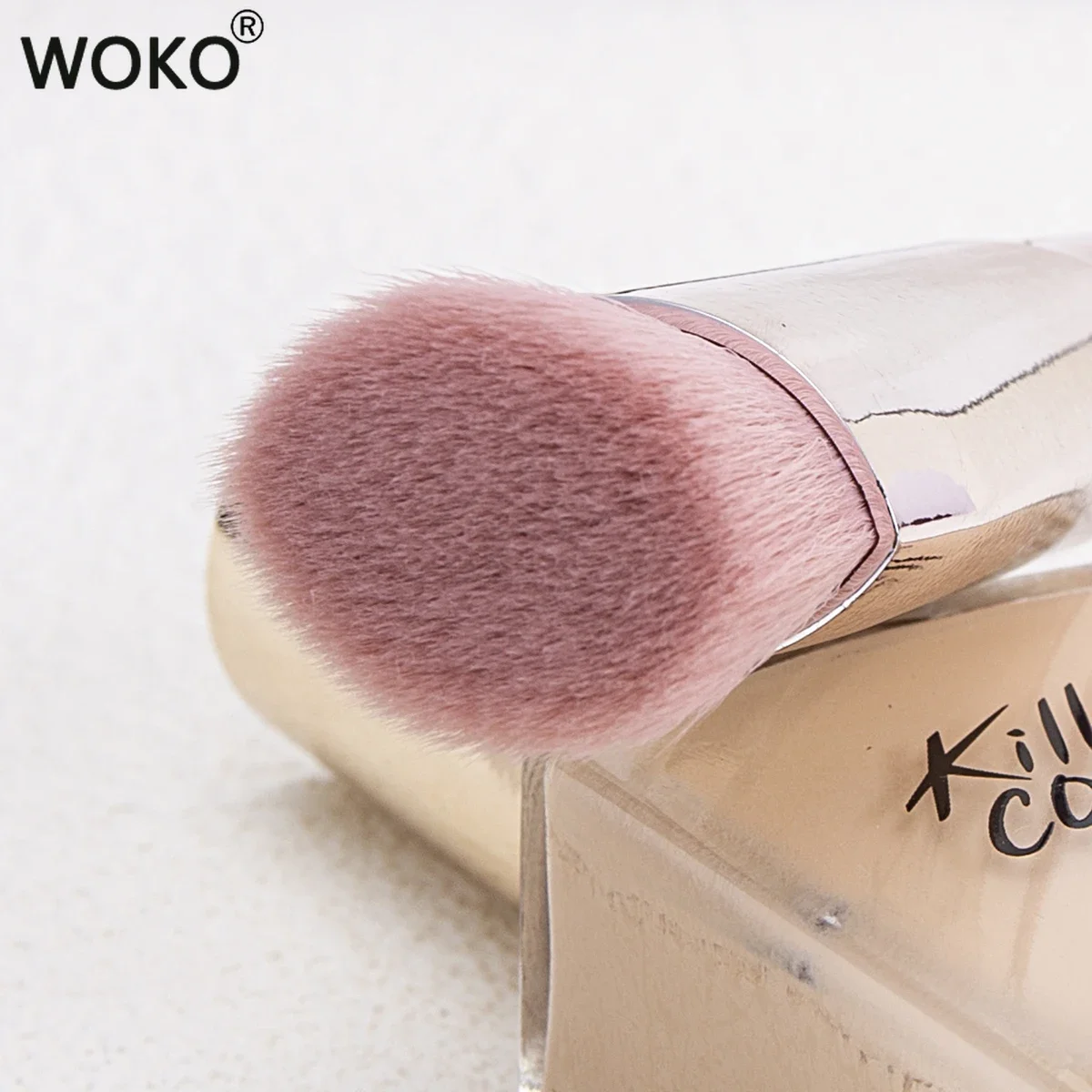 104 Flat Top Contour Brush Face Contour Powder Foundation Brush Liquid BB Cream Blending Makeup Brush Flat Contour Makeup Tool