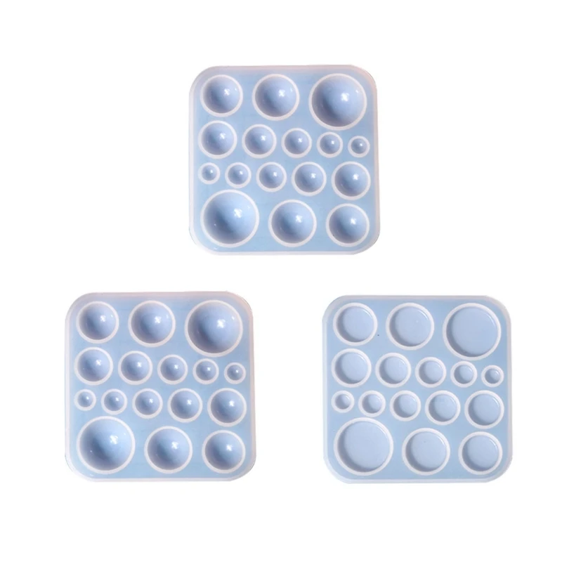 

Новый круглый драгоценный камень, украшения, литье из смолы, силиконовая форма, женское ожерелье, декоративная подвеска, форма