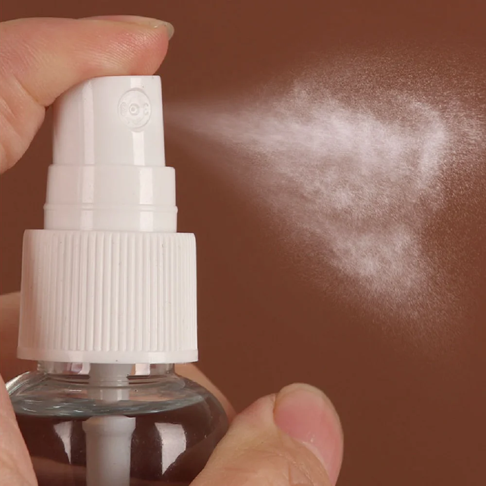 10ml 30ml 60ml Empty Spray Bottles Plastic Perfume Vials Clear White Refillable Cosmetic Packing Container