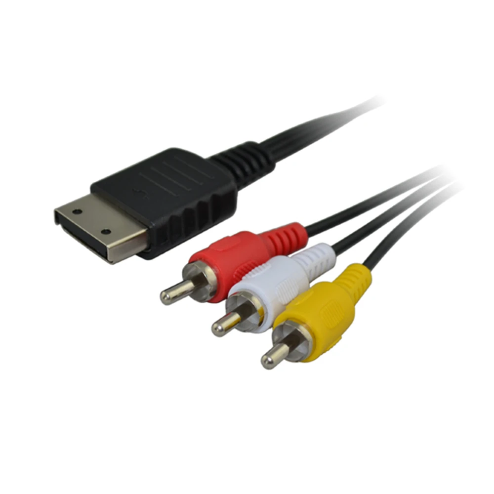 1.8m kabel audio-wideo dla SEGA dla DreamCast DC Audio AV TV wideo kabel Adapter 3RCA przewód konwertera dla głośnika CD DVD