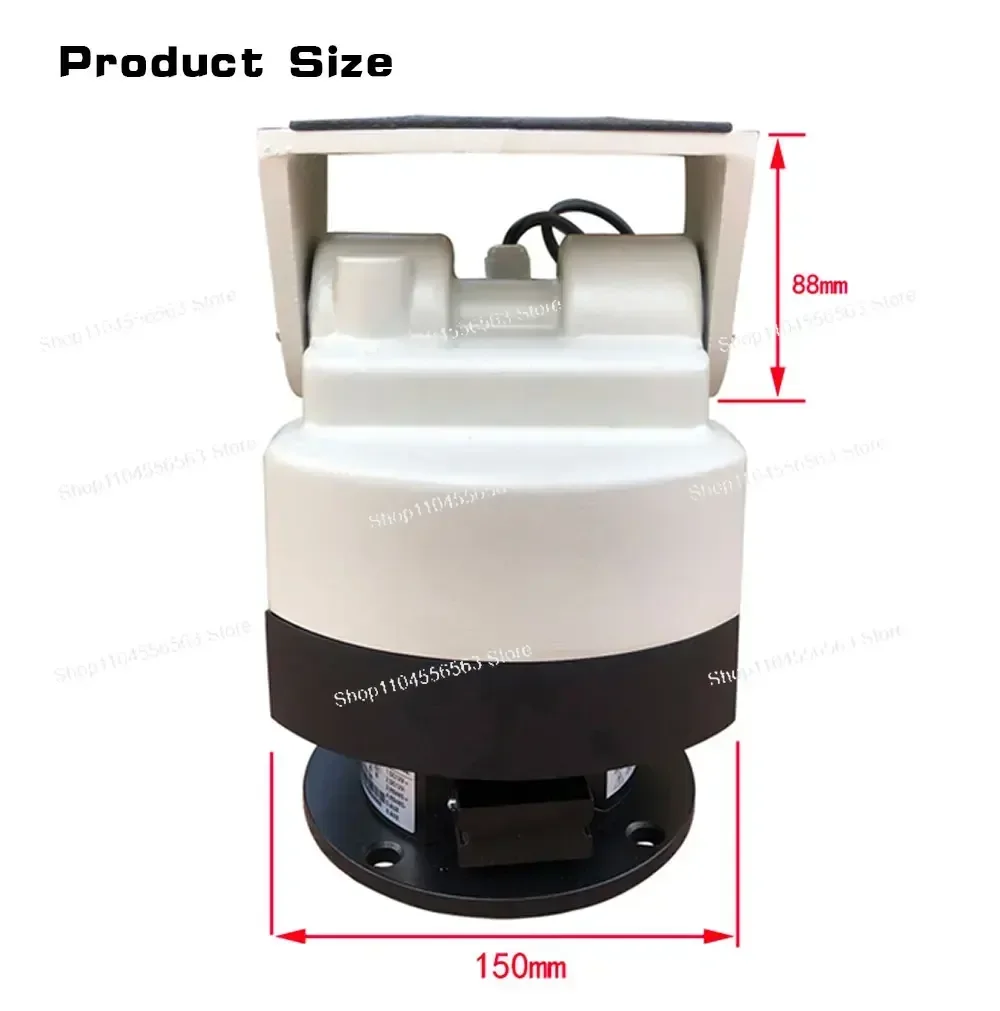 12V/24V DC Outdoor Pan Tilt Motor Control – with RS-485 Decoder, Auto PTZ Horizontal & Vertical Rotation for Waterproof