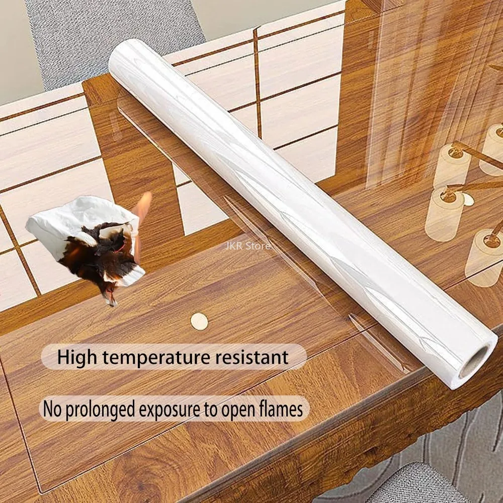 Kitchen Anti Fouling Sticker 45cm Transparent Waterproof Oil Proof Static Wall Film for Stove Backsplash Protection view 3