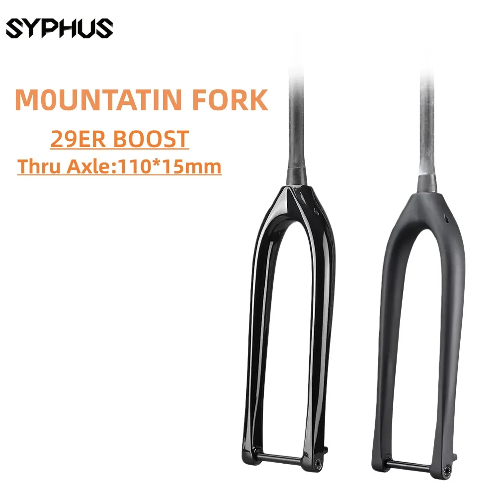 

Carbon Mtb Fork 29 Mountain Bicycle Fork Boost 110*15mm Max Wheels Size 29er*3 Inch Tapered Carbon Road Bicycle Fork
