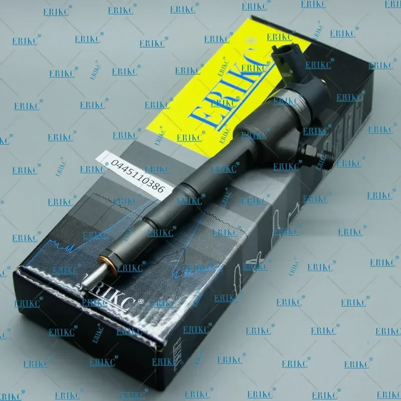 ERIKC CRDI Injector 0445110386 Auto Electric Injectors Nozzle 0 445 110 386 Car Engine Fuel Injection 0445 110 386 Spray Gun Top