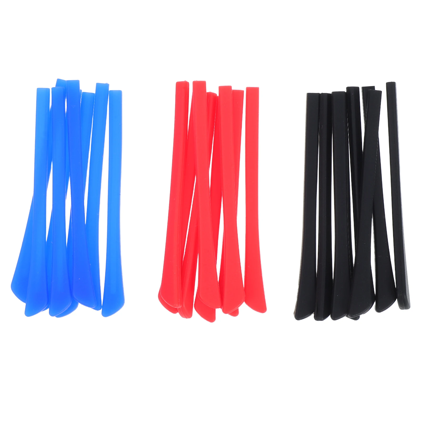 

Soft Silicone Eyeglasses Temple Sleeves Anti-Slip Grips Versatile Replacement Tips Multiple Colors Available