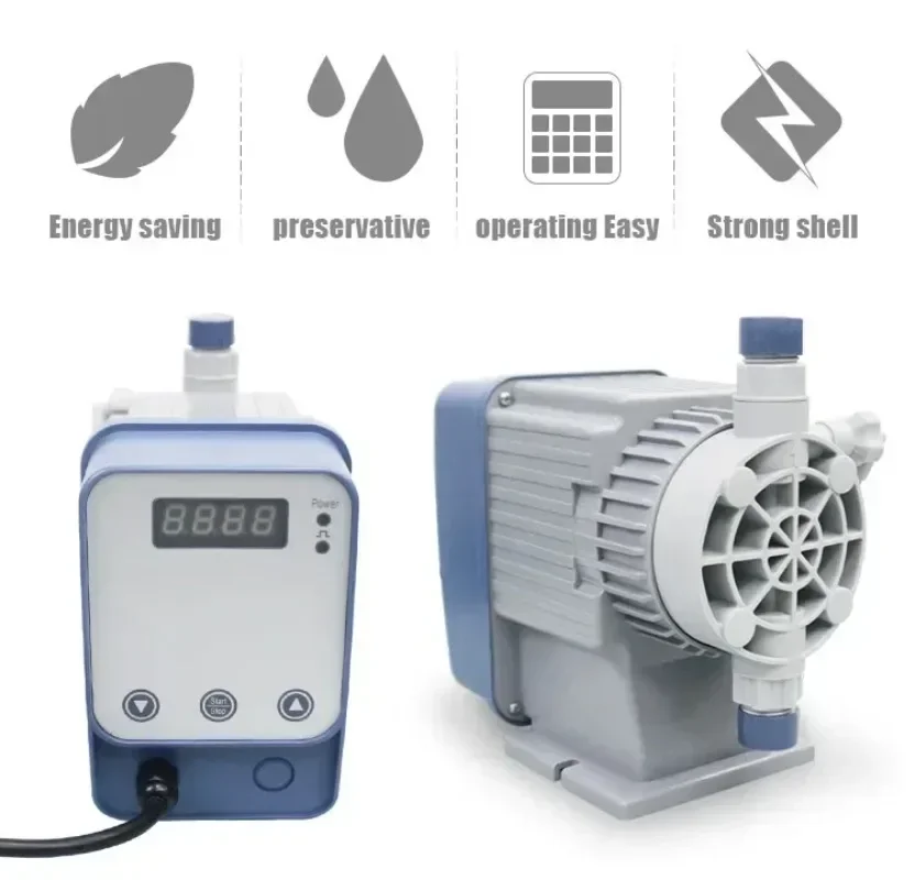 Automatic 4-20ma Dosing Pump Digital Display Type 15l/Hr Capacity Auto Chlorine Chemical Dosing Pump for Chemical Liquid