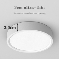 1-8Pcs LED Ceiling Light 5W 10W 15W 18W 24W Surface Mounted Downlight Ceiling Lamp for Living Room Kitchen Spotlight Panel Light
