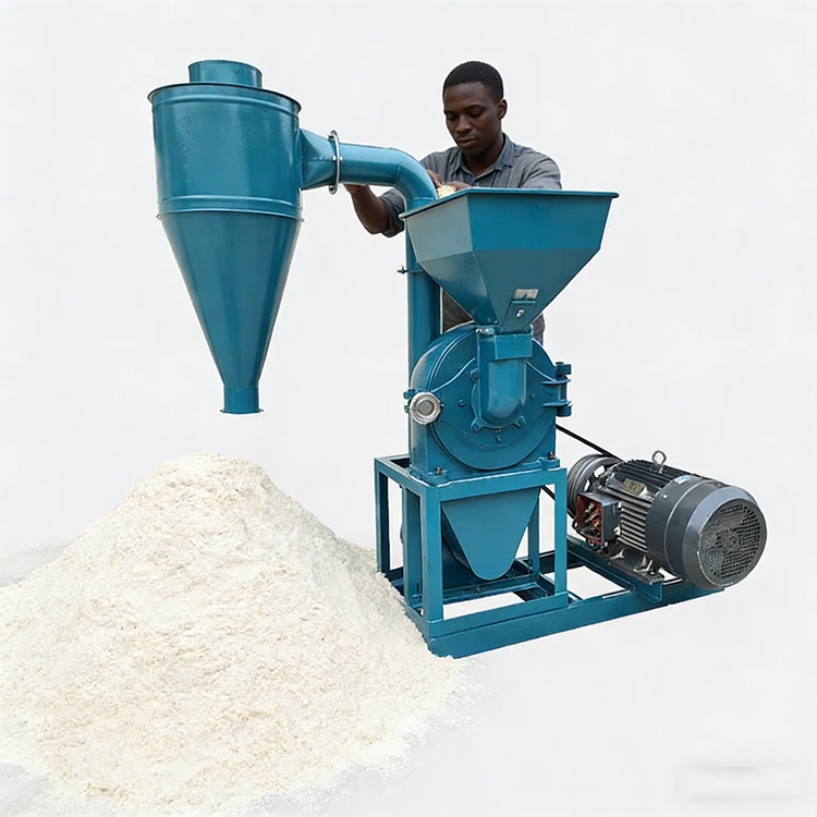 Industrial Corn Grits Mill Maize Wheat Grain Flour Powder Grinder Rice