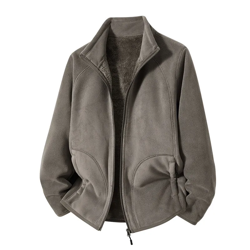 

Мужская повседневная куртка на молнии с капюшоном, воротником-стойкой, утепленная, осенне-зимняя, из полиэстера, нейлона и синтетического волокна