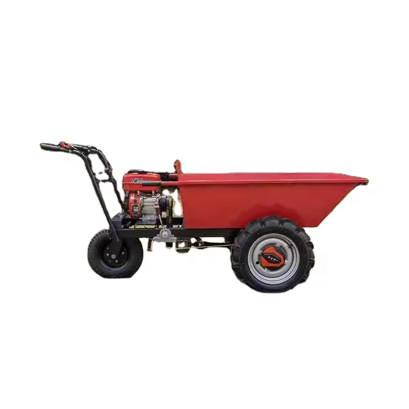Mountain Small Diesel Transport Vehicle Electric Trolley Hand-push Mute Flatbed Truck Handcart Electric Trolley Vehicle