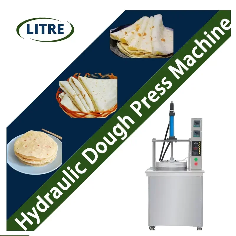 Hot Sale Heavy-Duty Chapati Dough Cake Tortilla Press Machine for Fast Food Restaurants Pancake Machine