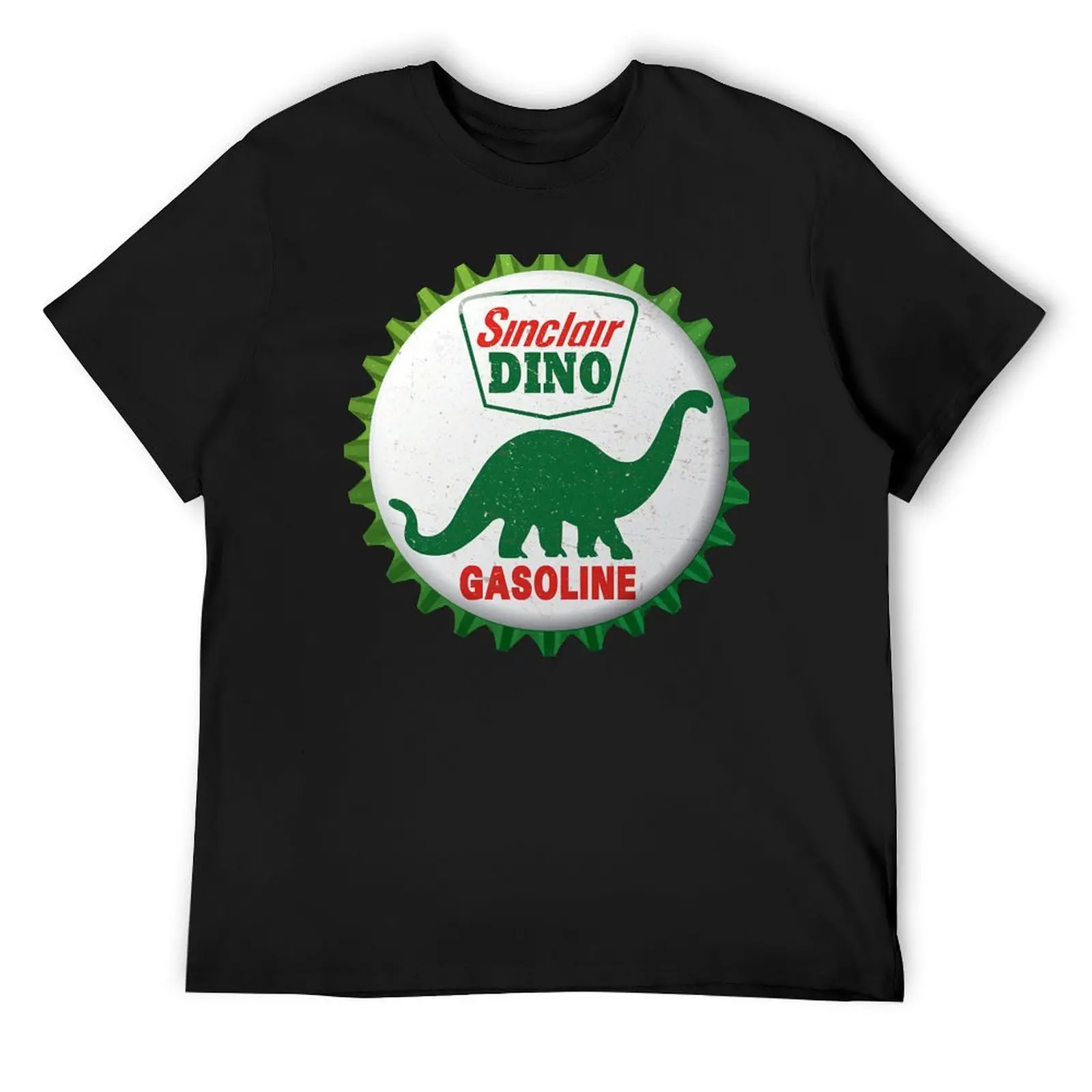 Sinclair Dino Gasoline Bottle Cap Retro T-Shirt tops quick-drying blacks shirts men