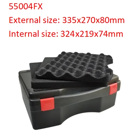 Multifunctionele Hardware ToolBox Draagbare Plastic Instrumentenkoffer Notebook Beschermende Opbergdoos Outdoor Apparatuur Gereedschapskoffer