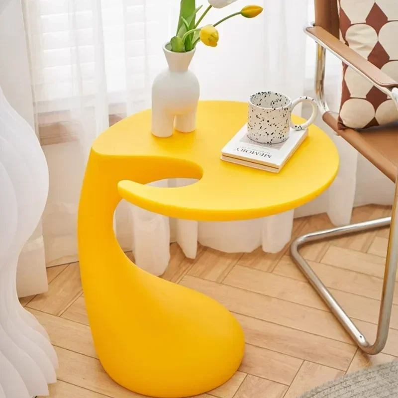 High 54cm Small Side Corner Table Living Room Sofa Small Shaped Coffee Table Personalized Bedside Table Furniture Escritorios