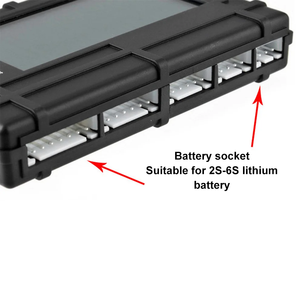 3 in 1 batteria LCD LiPo/LiFe 2-6s bilanciamento scaricatore misuratore di tensione Tester schermo LCD registro connettore JST per modello RC