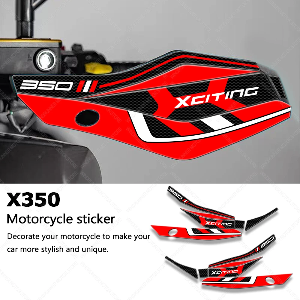 

3D Epoxy Resin Protective Sticker Motorcycle Hand Guard Stickers Protection Waterproof Protective Sticker For KYMCO X350 X350