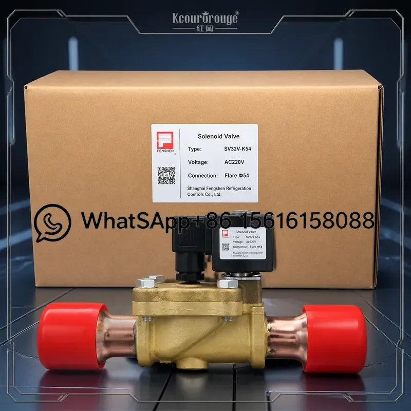 Original FENSHEN SV25W-28 Refrigeration Solenoid Valve Shanghai Fengshen Cold Storage Control Globe Valve for Freezer Cooling