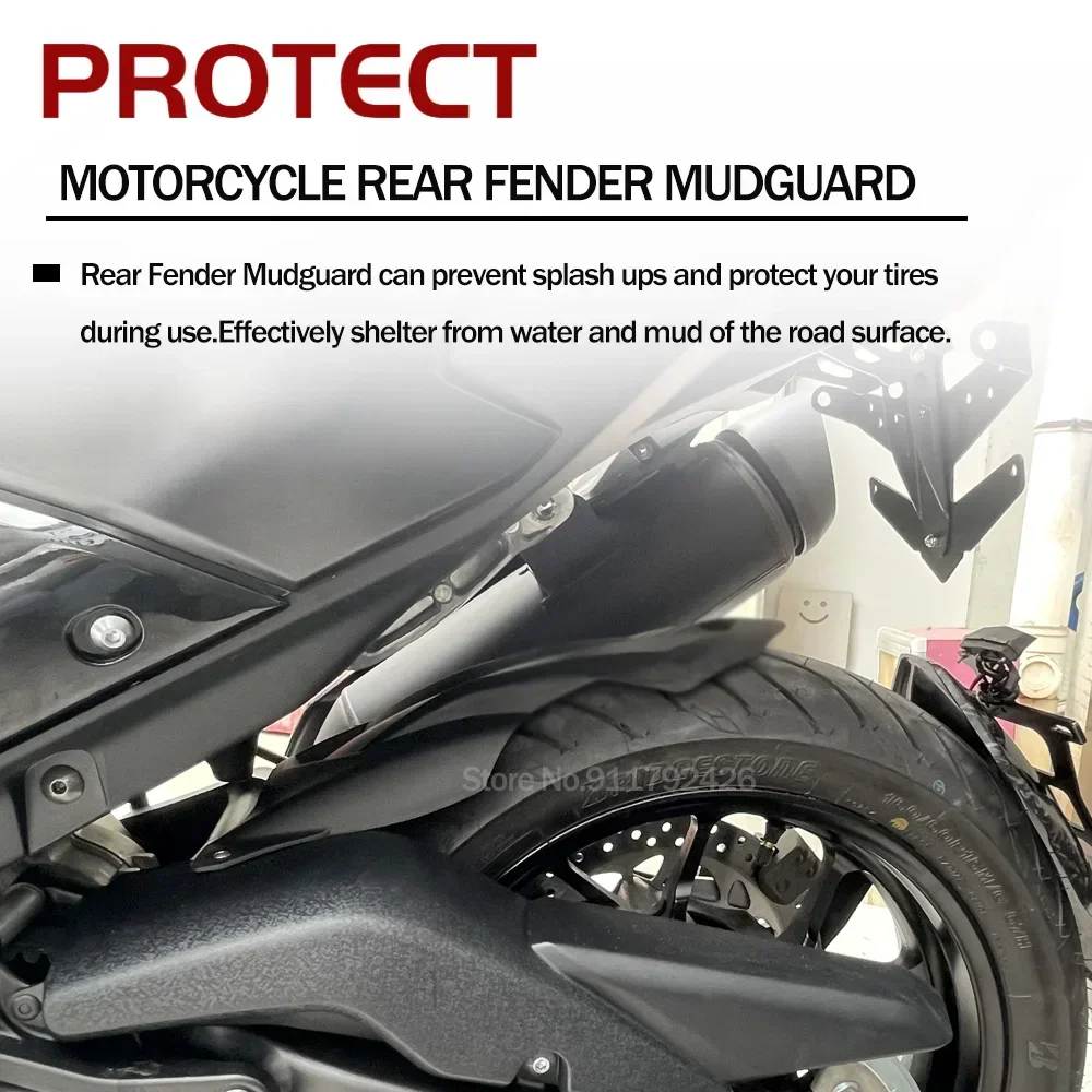 TMAX T-MAX 530 560 Motorcycle Rear Mudguard Mud Fender Wheel Hugger Splash Guard For Yamaha TMAX560 2020-2023 TMAX530 2017-2019