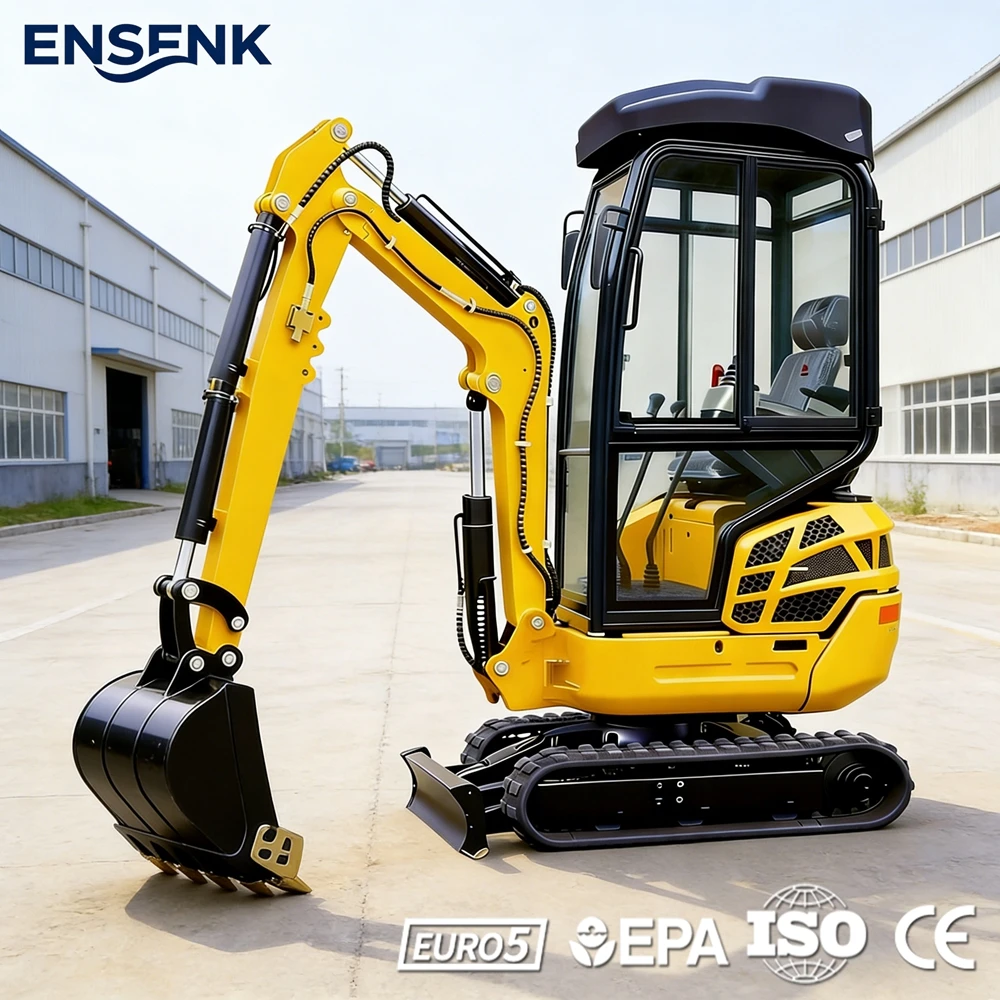 

Mini Excavator 1.2Ton Multifunctional Tools Construction 1.0Ton 2.0Ton Agricultural Europe EPA Euro 5 CE Manufacturer Direct Sa
