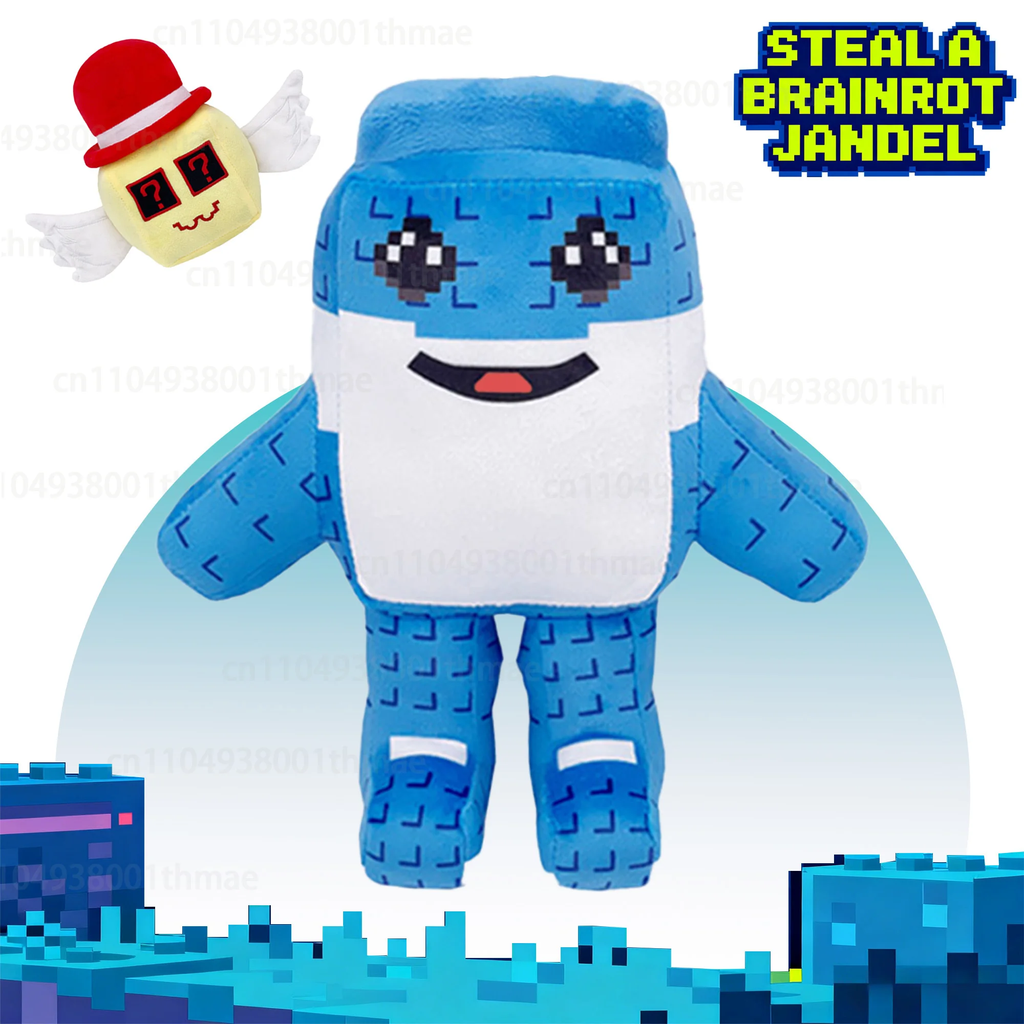 Nueva figura bonita de Robar A Brainrot No.9, juguete de peluche para casa, periféricos de juego, muñecos de peluche de 25CM, juguetes de Anime, regalos de navidad