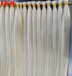 extensiones de cabello natural humano 100% natural original straight extensions raw vietnamese Indian human hair Bulk bundles