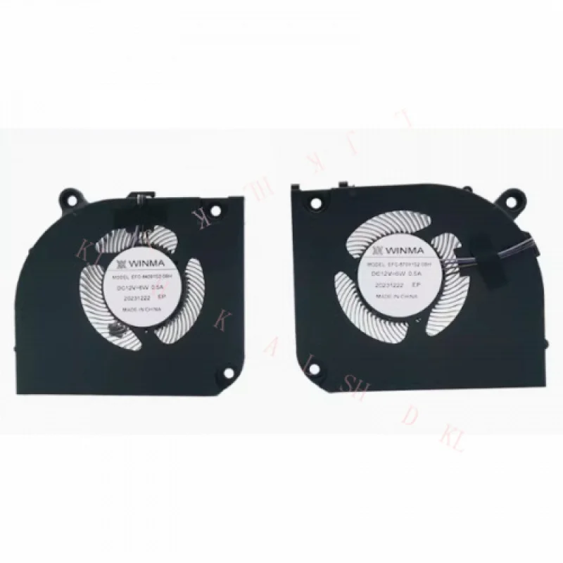 

N New for clevo X370 EFC-84091S2-0BH EFC-87091S2-0BH 12V FAN L+R