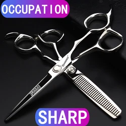 Professional Hairstylist Hair Clipper Set 6 Inch Hairdressers Dedicated Shears 440C Japanese Steel Hair Cutting Tools