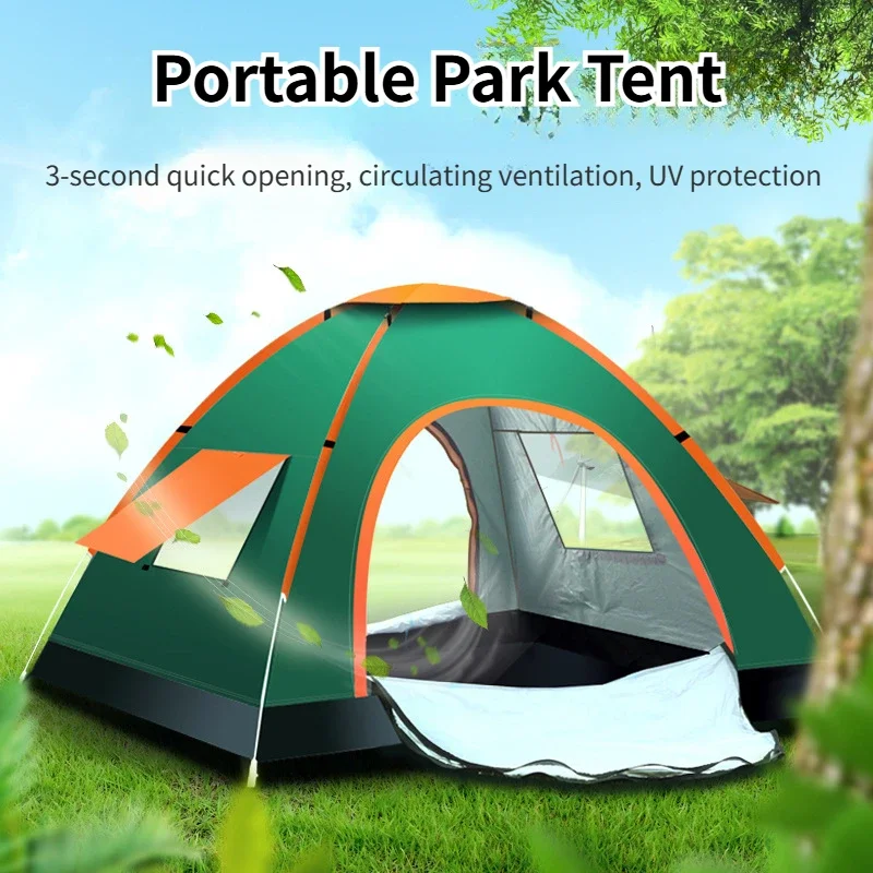 

Outdoor Tent Portable Folding Fully Automatic 1-4 Person Outdoor Camping Beach Camping Park Tent